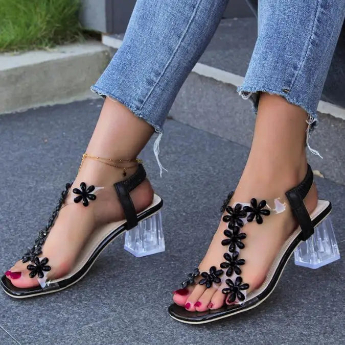 Sapato Elegante Florido